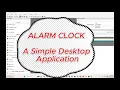 Alarm Clock with Python PyQt5 GUI Project