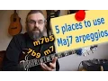 Download Lagu Are you using your Maj7 arpeggios on these chords ❓ - Superimposing Arpeggio - Jazz Guitar Lesson