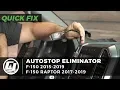 F-150 Install Auto start stop Eliminator