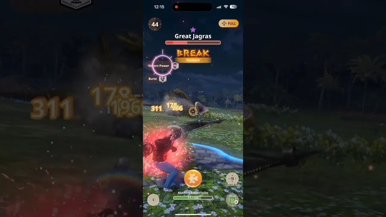 MHN Black Diablo Bow With Latent power and crit eye imrpove affinity #mhn #mhnow #モンハンnow #bow