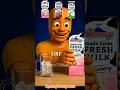 Lagu Minum SUSU FRESHMILK CIMORY semua Rasa 🤤🥛 - Makan Sesuai EMOJI #shorts