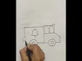 Fire Truck Drawing Fire Engine Drawing Very Easy