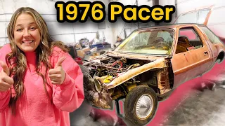 The Boss Starts Body Work on Her Burn Out Car