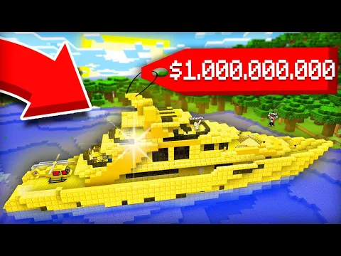 Video Thumbnail: БОГАТЫЙ ИГРОК ПОКАЗАЛ МНЕ СВОЙ ДОМ НА ЗОЛОТОЙ ЯХТЕ ЗА $1000000000 В МАЙНКРАФТ | Компот Minecraft