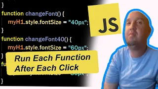 How to Run Different JavaScript Functions with one HTML Button Tutorial