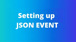How to set up a JSON Event in Qualtrics