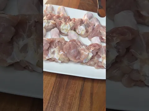 Butterflied garlic chicken drumsticks