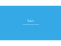 Sliders - Changing Background Images