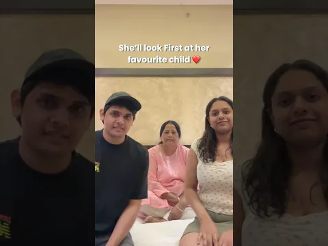 The child she looks at first is her favouritešā¤ļø #prashantkirad #funchallenge