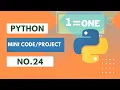 Python Mini No 24 Number To words Converter