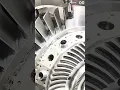Lagu CNC milling tool cuts turbine blades, metal shavings mark precision machining.