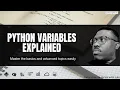 Python Variables Explained Learn Python for Data Science ML Ep 3