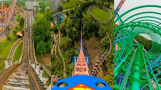 Every Roller Coaster at Six Flags America Front Seat POV