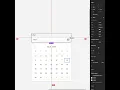 Responsive Date Picker Component in Figma