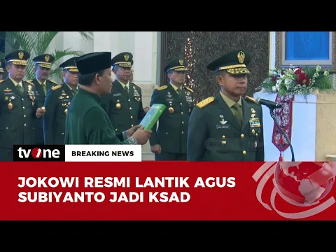 Jokowi Resmi Lantik Letjen Agus Subiyanto Jadi KSAD