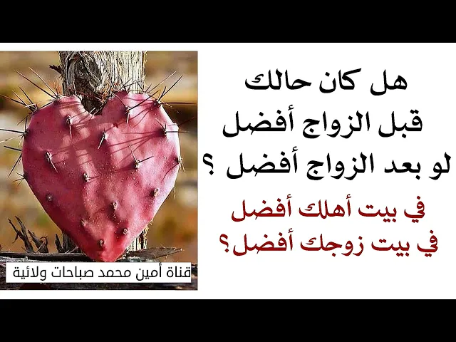 ⁣هل حالك قبل الزواج أفضل ام بعد الزواج