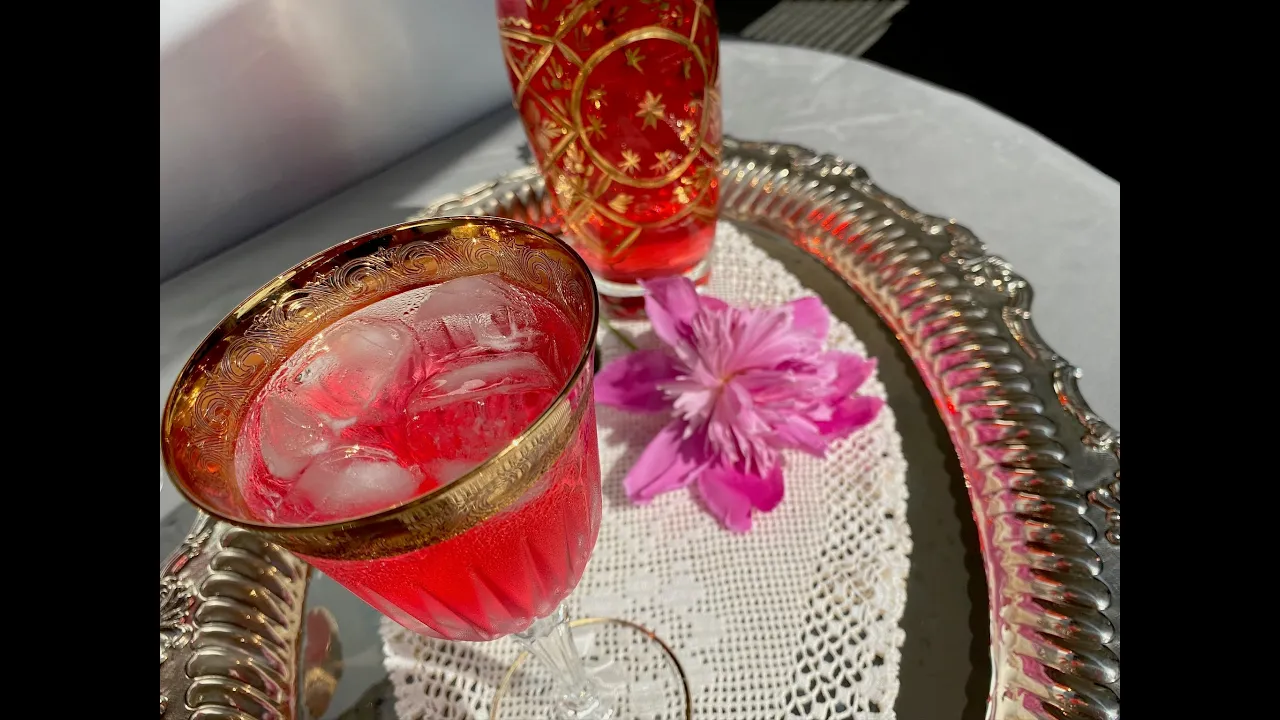 PEONY SYRUP: TRADITIONAL METHOD OF MAKING FLOWER SYRUP