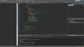 Java RPG Battle System test