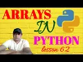 Arrays in Python Learn python Python Beginning course Learn coding Python in