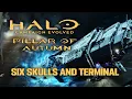 Halo Campaign Evolved - Pillar of Autumn ALL Skulls and Terminal Locations