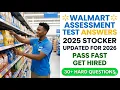 How to Pass Walmart Assessment Test 2026 Stocker Answers Updated to Get Hired Fast