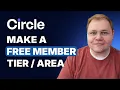How to Create a Free Members Area in Circle and Automate Onboarding