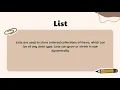 Flutter Dart Data Types List data type Map Flutter tutorial for beginners