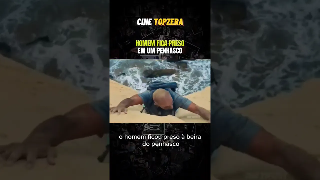 HOMEM FICA PRESO EM UM PENHASCO #filmes #filme  #recap #resumodefilmes