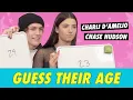 Charli D Amelio vs Chase Hudson - Guess Their Age