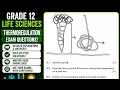 Grade 12 Thermoregulation Exam question Homeostasis Endocrine System Life Science Past paper