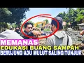 Marah Marah!Konten Kreator VS Pembuang Sampah Kali Srengseng Berujung Damai