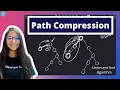 Path compression Union and Find algorithm