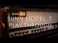 Sunn Model T and Acapulco Gold I Shred Shed
