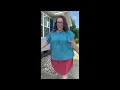 LuLaRoe Maddy Flutter Sleeve Smock Top Review Size 2XL