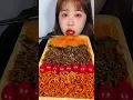 Download Lagu #asmr #mukbang #eating #noodles #two #flavors #spiccy #yummy