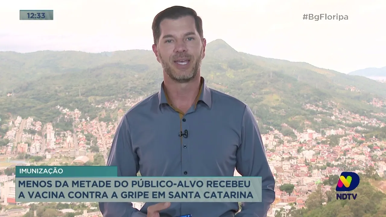 Menos da metade do público-alvo recebeu a vacina contra a gripe em Santa Catarina