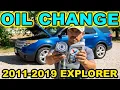 2011-2019 Ford Explorer 3 5L V6 oil change D I Y