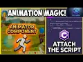How to duot a Script - Termil Attach to GameObject in Game