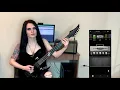 Death - Pull The Plug (guitar cover by Elena Verrier) Positive Grid Spark amplifier