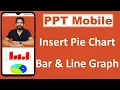 How to Insert Charts Bar Graph Pie Chart in Mobile PPT App