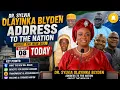 Dr Sylvia Olayinka Blyden Adresse to the Nation about the new Bill