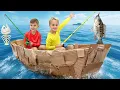 Lagu Fishing boat challenge for kids