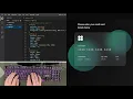 ASMR Programming - Glassmorphism Credit Card using Html CSS and Javascript