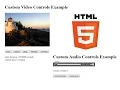 How to Customize HTML5 and Controls Using Javascript