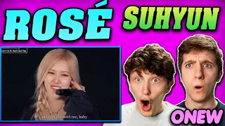 Download ROSÉ x Su-hyun x Onew - 'If I Ain't Got You' Live REACTION!! (Alicia Keys Cover) MP3