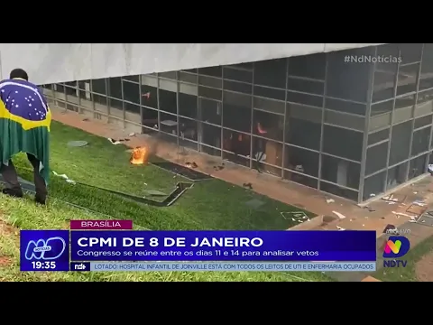 CPMI de 8 de janeiro: Congresso se reúne entre os dias 11 e 14 para analisar vetos