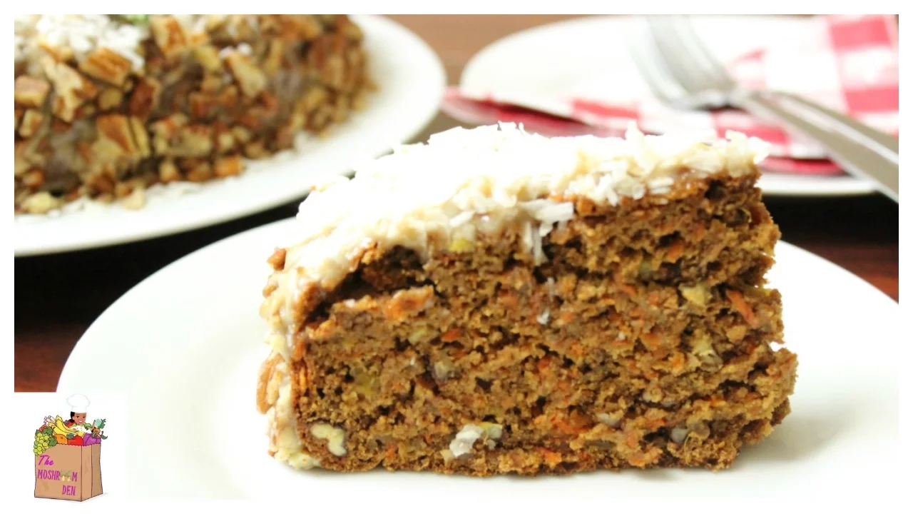 Eng Rus Sub | Amazing carrot cake / vegan / gluten and sugar free. 