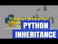 What is Inheritance in Python Programming Language - Python Inheritance