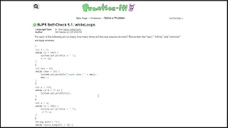 Java Practice It 5 1 whileLoops whileLoops basics