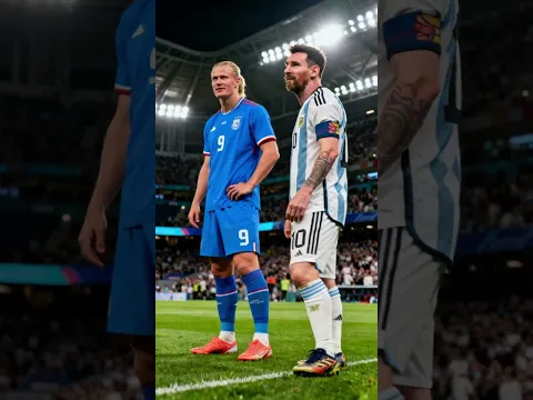 Erling Haaland & Lionel Messi #fy #lionelmessi #erlinghaaland